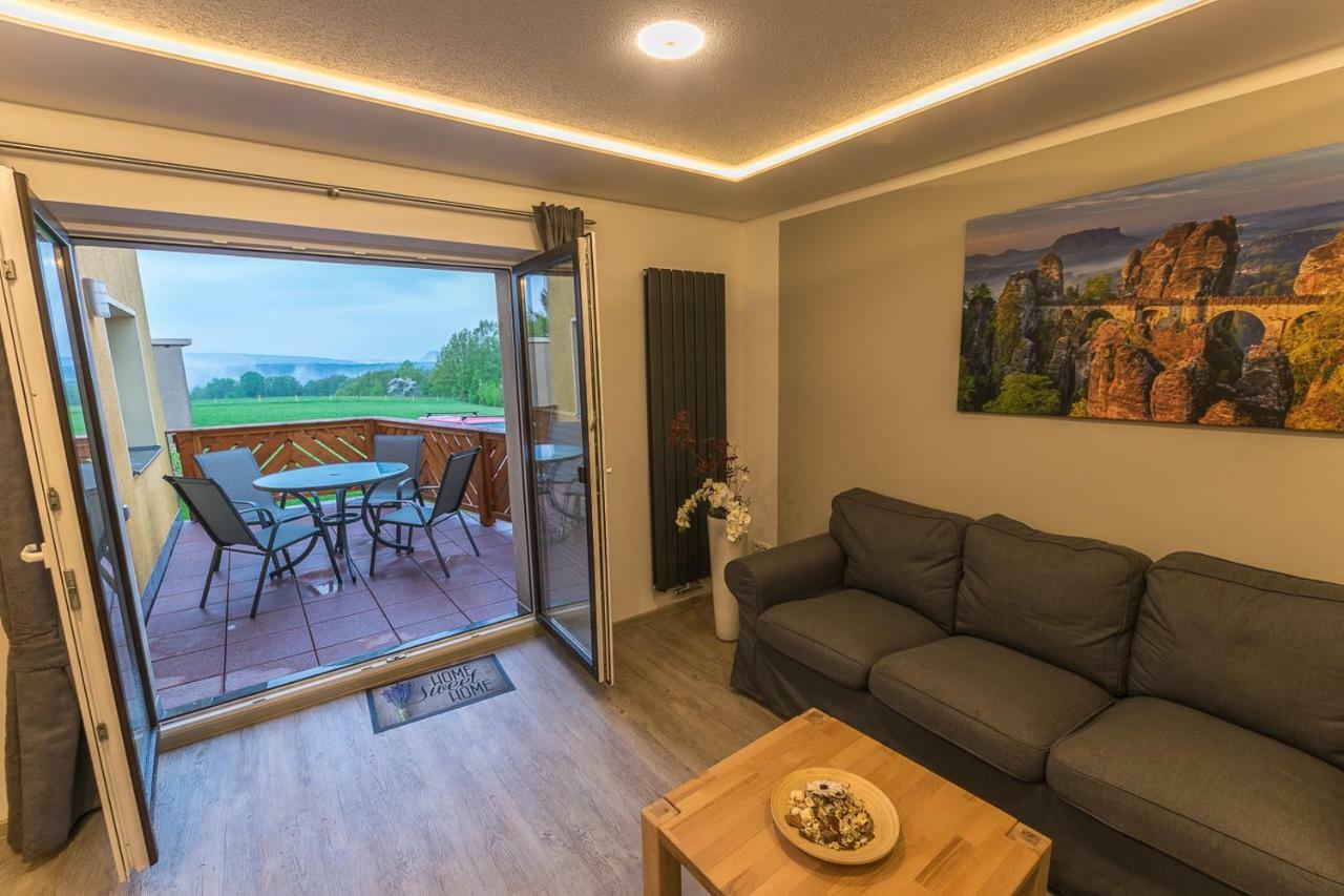 Ferienwohnung "Turmblick" Rathmannsdorf Exterior foto