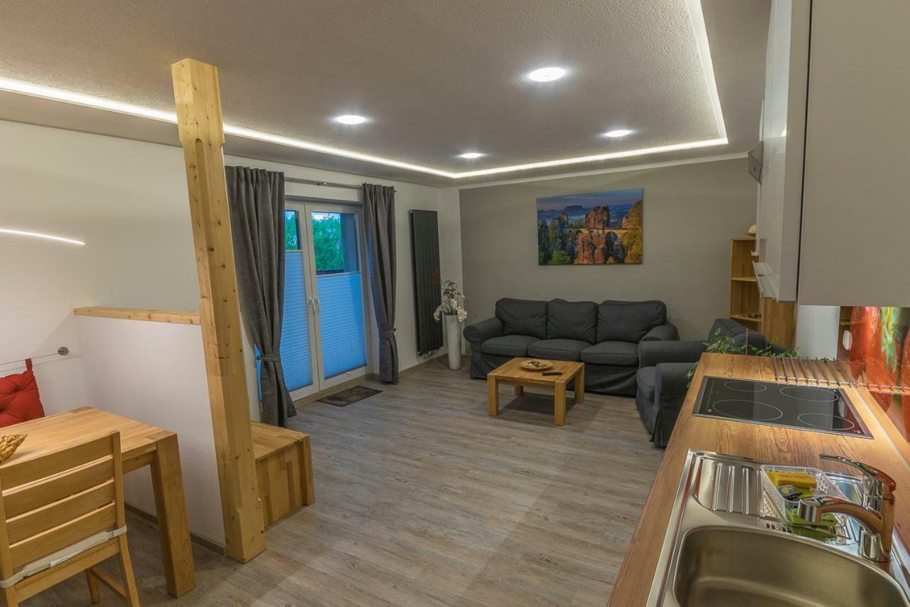 Ferienwohnung "Turmblick" Rathmannsdorf Exterior foto