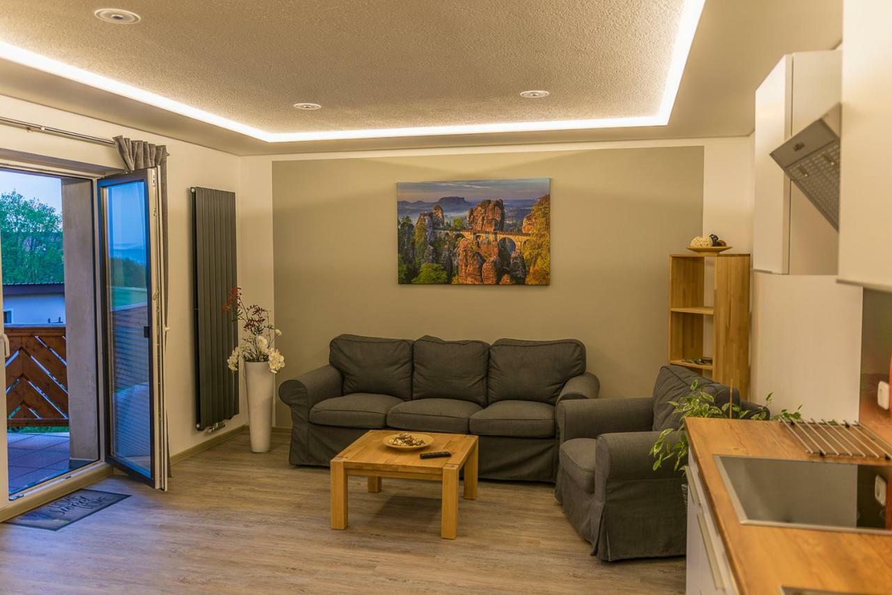 Ferienwohnung "Turmblick" Rathmannsdorf Exterior foto